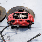Subaru GD GG WRX Impreza Red 4 Pot Front Brake Caliper Set 294mm 01-14