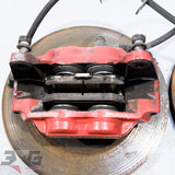 Subaru GD GG WRX Impreza Red 4 Pot Front Brake Caliper Set 294mm 01-14