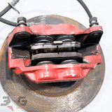 Subaru GD GG WRX Impreza Red 4 Pot Front Brake Caliper Set 294mm 01-14