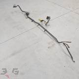 Fuel feed and return line assembly for Toyota Crown JZS171 1999-2003, suitable for 1JZ-GTE and turbo 1JZ/2JZ conversions, with 3GSpares logo.
