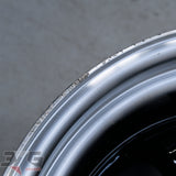 3x Crown 18x9.5 Inch +20 Offset Alloy Wheel Set 5x114.3 Black Polished Lip