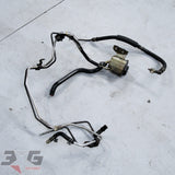 Nissan C34 Laurel RB20 RB25 Power Steering Lines & Fluid Reservoir Hose Set 93-97