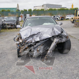 Nissan HR34 Skyline GT front damage close-up — bonnet and front panel detail