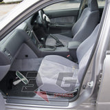 Nissan HR34 Skyline GT front seat area — interior condition view