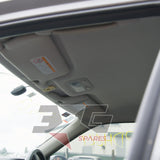 Nissan HR34 Skyline GT headlining and sun visor — roof interior trim condition