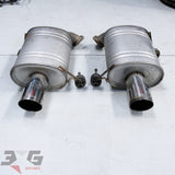 Subaru Legacy BP5 Wagon XForce stainless steel rear mufflers exhaust pair 2006-2009 - 3GSpares NZ
