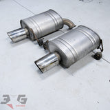 Subaru BP5 Legacy Wagon XForce Stainless Steel Rear Mufflers Exhaust Pair 06-09