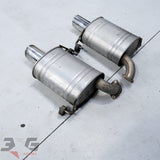 Subaru BP5 Legacy Wagon XForce Stainless Steel Rear Mufflers Exhaust Pair 06-09
