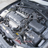 Toyota AE111G Sprinter Carib 4A-GE engine bay — wiring and components overview