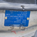 1997 Nissan Laurel HC34 Medalist factory build plate, chassis HC34-317598, RB20E, WK1 Pearl White — 3GSpares NZ
