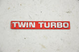 JDM Nissan Skyline BNR32 R32 GT-R Twin Turbo Outlet Pipes Badge Emblem GTR RB26