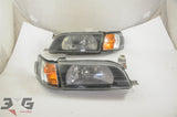 JDM Toyota AE101 Corolla Wagon Facelift Black Housing Headlights & Corner Lights BZ-T