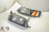 JDM Toyota AE101 Corolla Wagon Facelift Black Housing Headlights & Corner Lights BZ-T