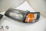 JDM Toyota AE101 Corolla Wagon Facelift Black Housing Headlights & Corner Lights BZ-T