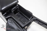 JDM Nissan R34 Skyline Black Center Console Arm Rest Armrest w Cupholder & Lid