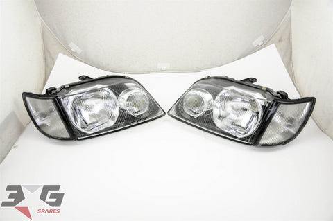 JDM Nissan WC34 Stagea Series 1 Headlight & Corner Light Set WGC34 WGNC34