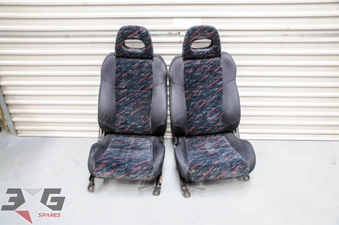 JDM Honda EK Civic SiR Hatchback Confetti Front Seats EK4 VTi-R