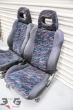 JDM Honda EK Civic SiR Hatchback Confetti Front Seats EK4 VTi-R