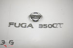 JDM Nissan Y50 Fuga Rear Trunk Boot Badge Emblem Set 350GT 04-07 Infiniti M35