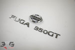 JDM Nissan Y50 Fuga Rear Trunk Boot Badge Emblem Set 350GT 04-07 Infiniti M35