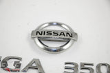 JDM Nissan Y50 Fuga Rear Trunk Boot Badge Emblem Set 350GT 04-07 Infiniti M35