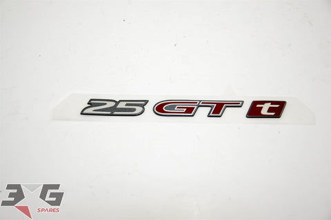 OEM Genuine NEW Nissan R34 Skyline Sedan 25 GTt Rear Bumper Badge Turbo