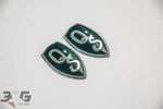 JDM Nissan S14 Silvia Q's Side Rear Quarter Badges Emblems Qs 93-96