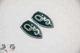 JDM Nissan S14 Silvia Q's Side Rear Quarter Badges Emblems Qs 93-96