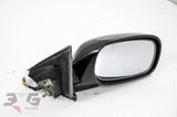 Nissan R34 Skyline SEDAN RH RIGHT GV1 Black Power Folding Mirror GTT GT-T 98-02