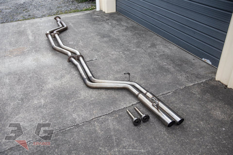 Toyota JZX100 Chaser Mark II Cresta Tourer V Dual 60mm Stainless Steel Exhaust System