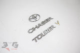 Toyota JZX100 Chaser Tourer V Trunk Boot Badge Emblem Set 96 - 01